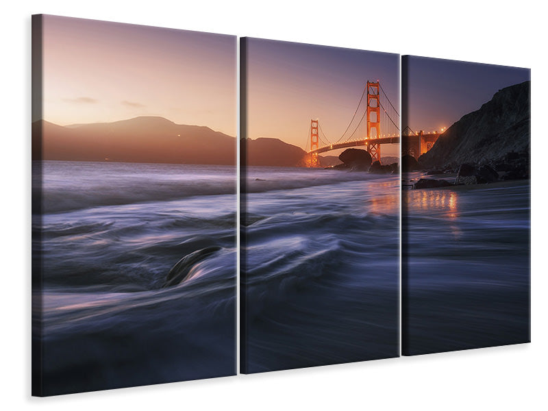 3-piece-canvas-print-golden-beach