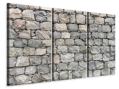 3-piece-canvas-print-gray-stone-wall