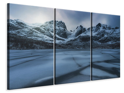 3-piece-canvas-print-ice-craking