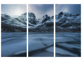 3-piece-canvas-print-ice-craking