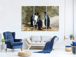 3-piece-canvas-print-king-penguins