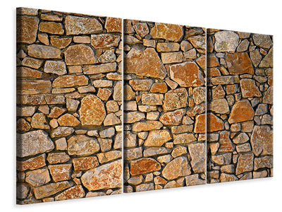 3-piece-canvas-print-nature-stone-wall