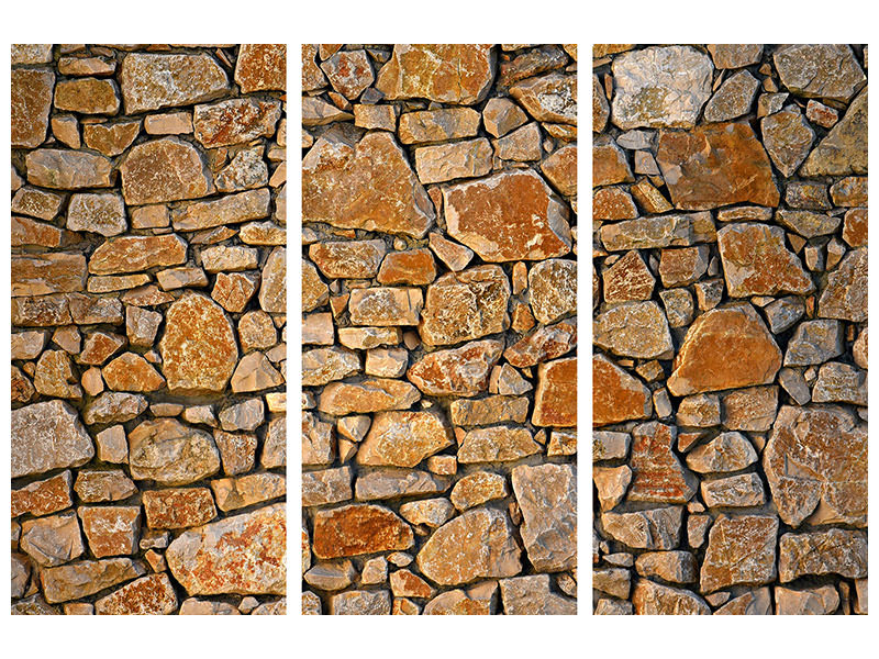 3-piece-canvas-print-nature-stone-wall