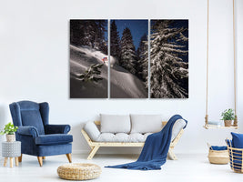 3-piece-canvas-print-night-powder-turns-with-adrien-coirier