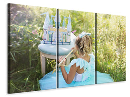 3-piece-canvas-print-playing-princess