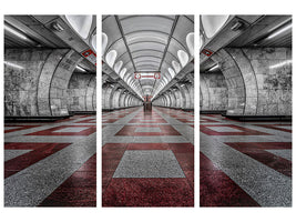 3-piece-canvas-print-prague-metro