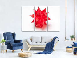 3-piece-canvas-print-red-christmas-star
