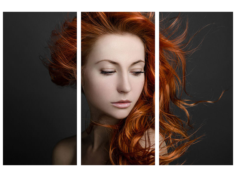 3-piece-canvas-print-red-hair