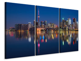 3-piece-canvas-print-reflections-in-the-evening