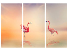 3-piece-canvas-print-romantic-flamingos