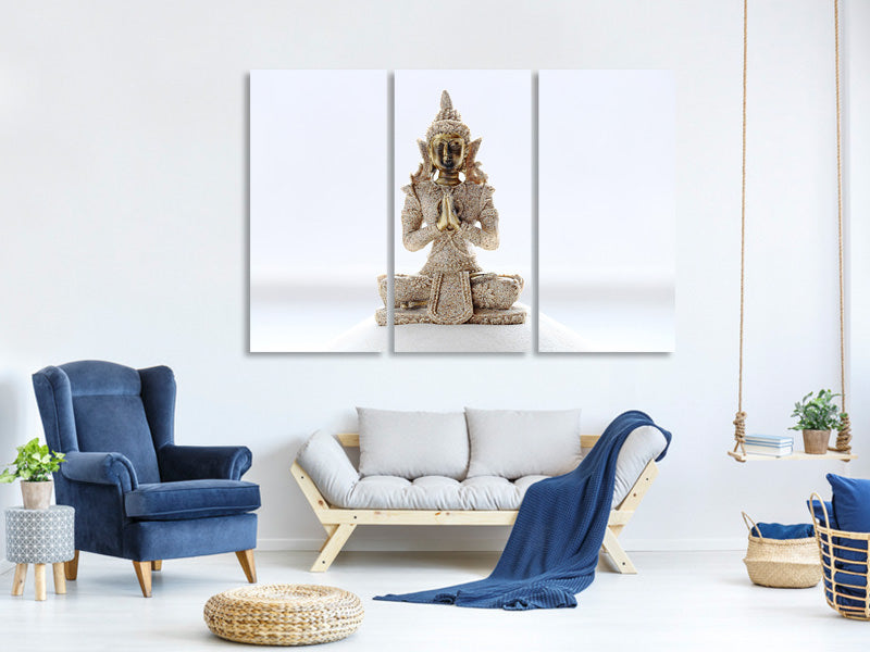 3-piece-canvas-print-sculpture-of-a-buddha