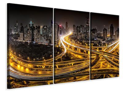 3-piece-canvas-print-shanghai-at-night