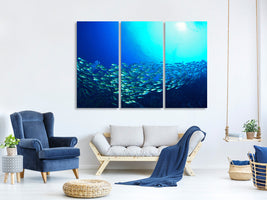 3-piece-canvas-print-shoal-of-fish