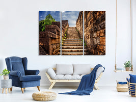 3-piece-canvas-print-stone-stairs