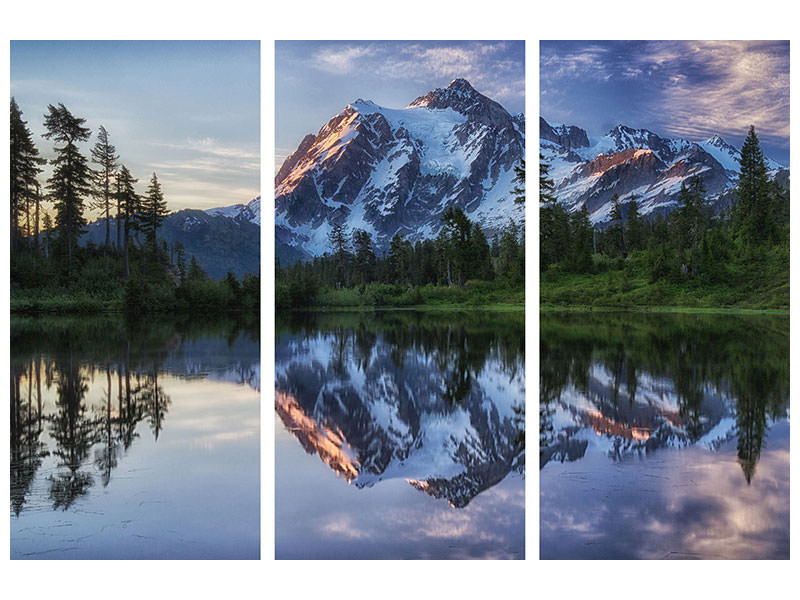 3-piece-canvas-print-sunrise-on-mount-shuksan