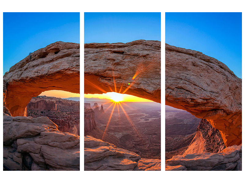 3-piece-canvas-print-sunset-at-mesa-arch