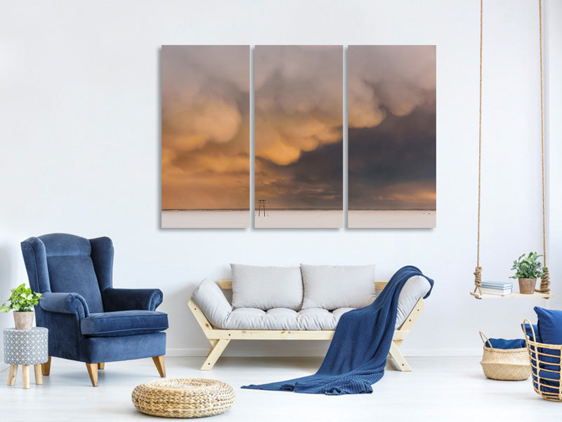 3-piece-canvas-print-sunset-clouds