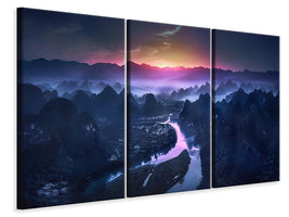 3-piece-canvas-print-the-earth-awakening