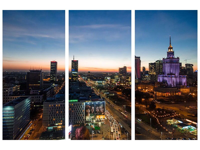 3-piece-canvas-print-the-lights-of-warsaw