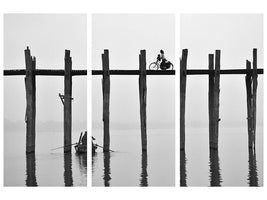 3-piece-canvas-print-u-bein-bridge-myanmar