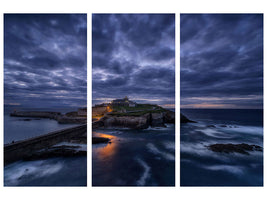 3-piece-canvas-print-ultimas-luces-en-el-faro