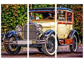 3-piece-canvas-print-well-kept-classic-car