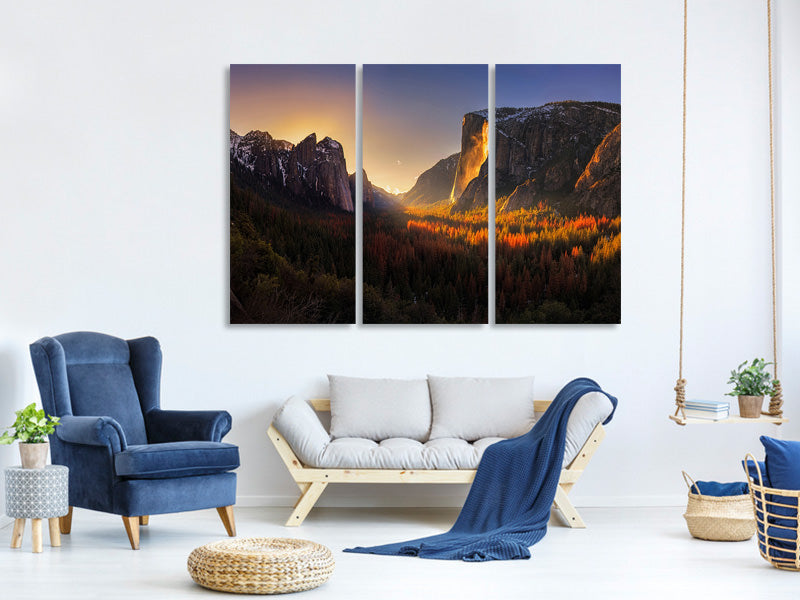 3-piece-canvas-print-yosemite-firefall