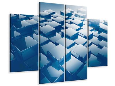 4-piece-canvas-print-3d-cubes-ii