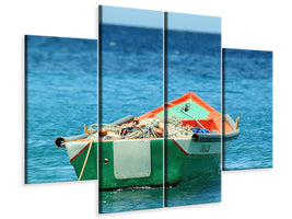 4-piece-canvas-print-a-fishing-boat