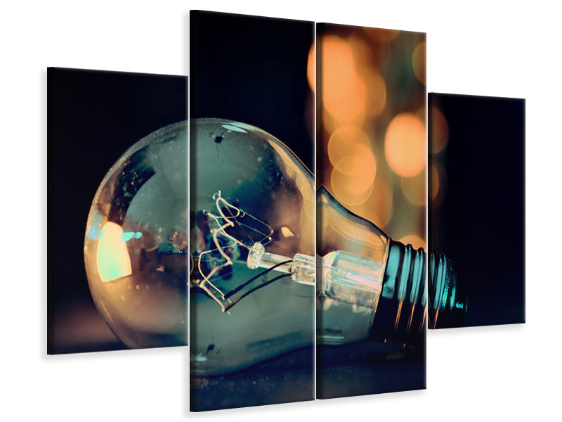 4-piece-canvas-print-a-lightbulb