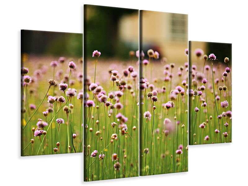 4-piece-canvas-print-a-meadow-full-of-flowers