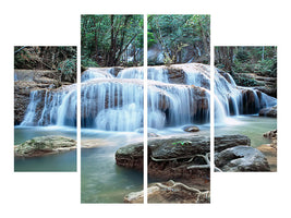 4-piece-canvas-print-a-waterfall