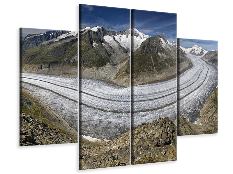 4-piece-canvas-print-aletschgletscher