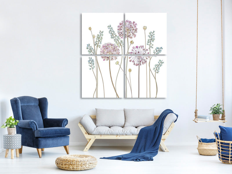 4-piece-canvas-print-allium-a