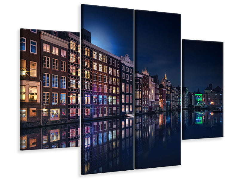 4-piece-canvas-print-amsterdam-windows-colors