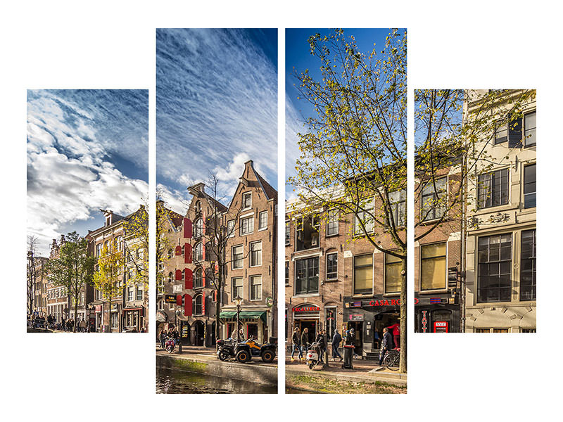 4-piece-canvas-print-at-the-canal