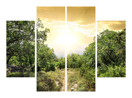 4-piece-canvas-print-at-the-end-of-the-forest