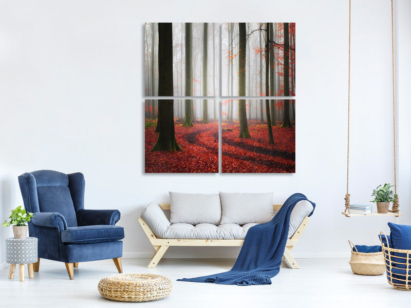 4-piece-canvas-print-autumnal-tracks