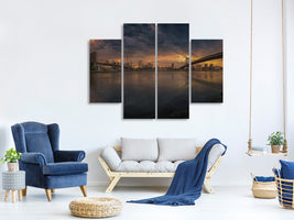 4-piece-canvas-print-between-bridges