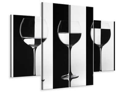 4-piece-canvas-print-black-and-white-iv