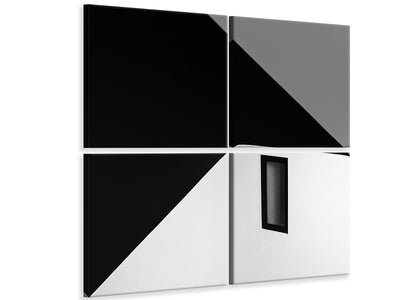4-piece-canvas-print-black-window