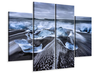 4-piece-canvas-print-blue-diamonds