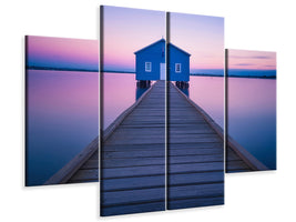 4-piece-canvas-print-boathouse