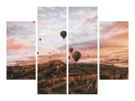 4-piece-canvas-print-cappodocia-hot-air-balloon