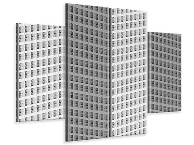 4-piece-canvas-print-city-pattern