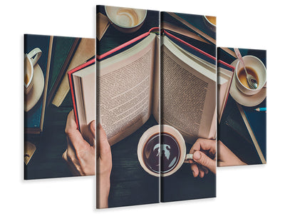 4-piece-canvas-print-coffee-for-dreamers