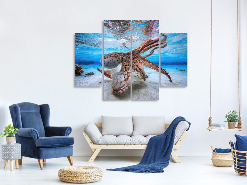 4-piece-canvas-print-dancing-octopus