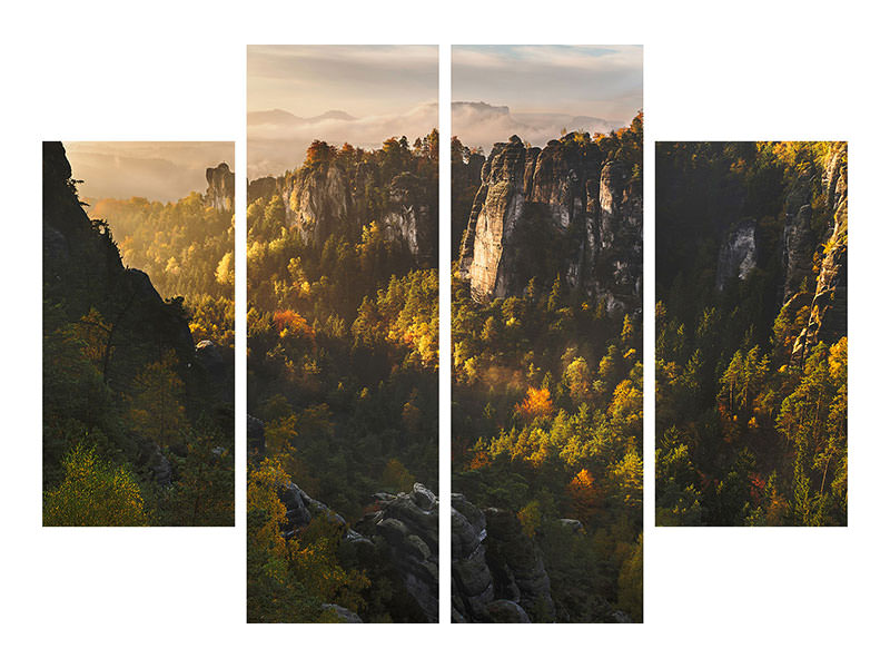 4-piece-canvas-print-forest-whispers