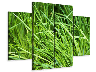 4-piece-canvas-print-fresh-chives-xl