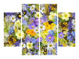 4-piece-canvas-print-fresh-spring-flowers